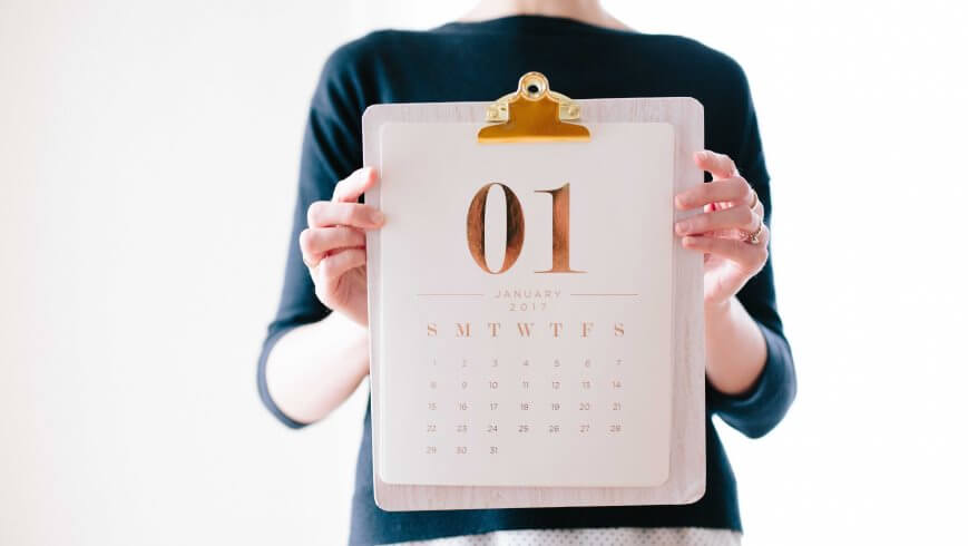Task calendar clipboard